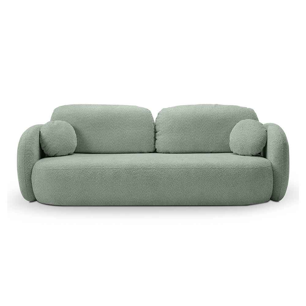 Olemo Sofa Bed 142x200, Modern Style, Abriamo Fabric – front view