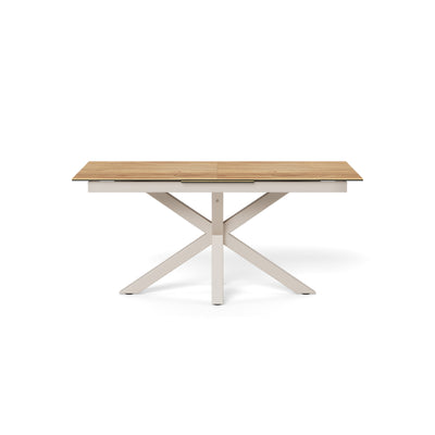Lorrins Classic Extendable Dining Table, Loft Style – front view