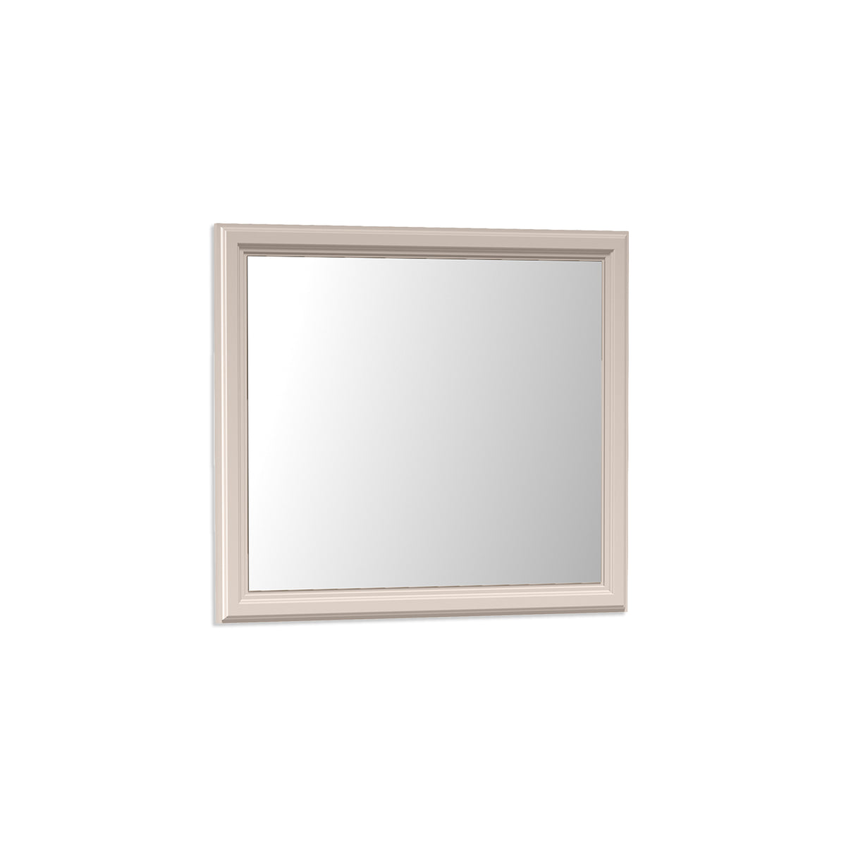 Serena Wall Mirror 92x80 with Decorative Frame, Classic Style – angled view | Pillovely