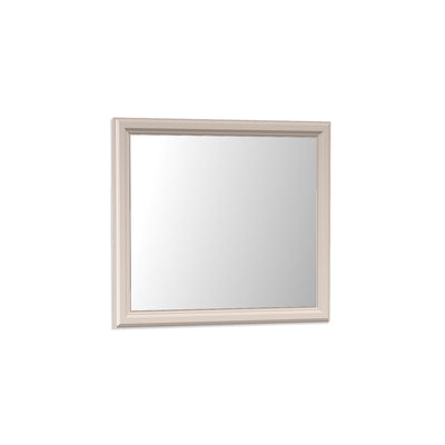 Serena Wall Mirror 92x80 with Decorative Frame, Classic Style – angled view | Pillovely