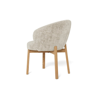 Melor Set of Two Chairs with Armrests, Modern Style – side view