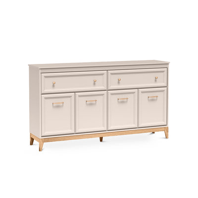 Serena Sideboard 179x100 with Fluted Fronts, Modern Classic Style – angled view | Pillovely