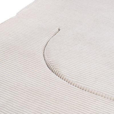 Kamelia Freestanding Foam Sofa Bed 200 cm, Japandi Style – close-up of details and texture