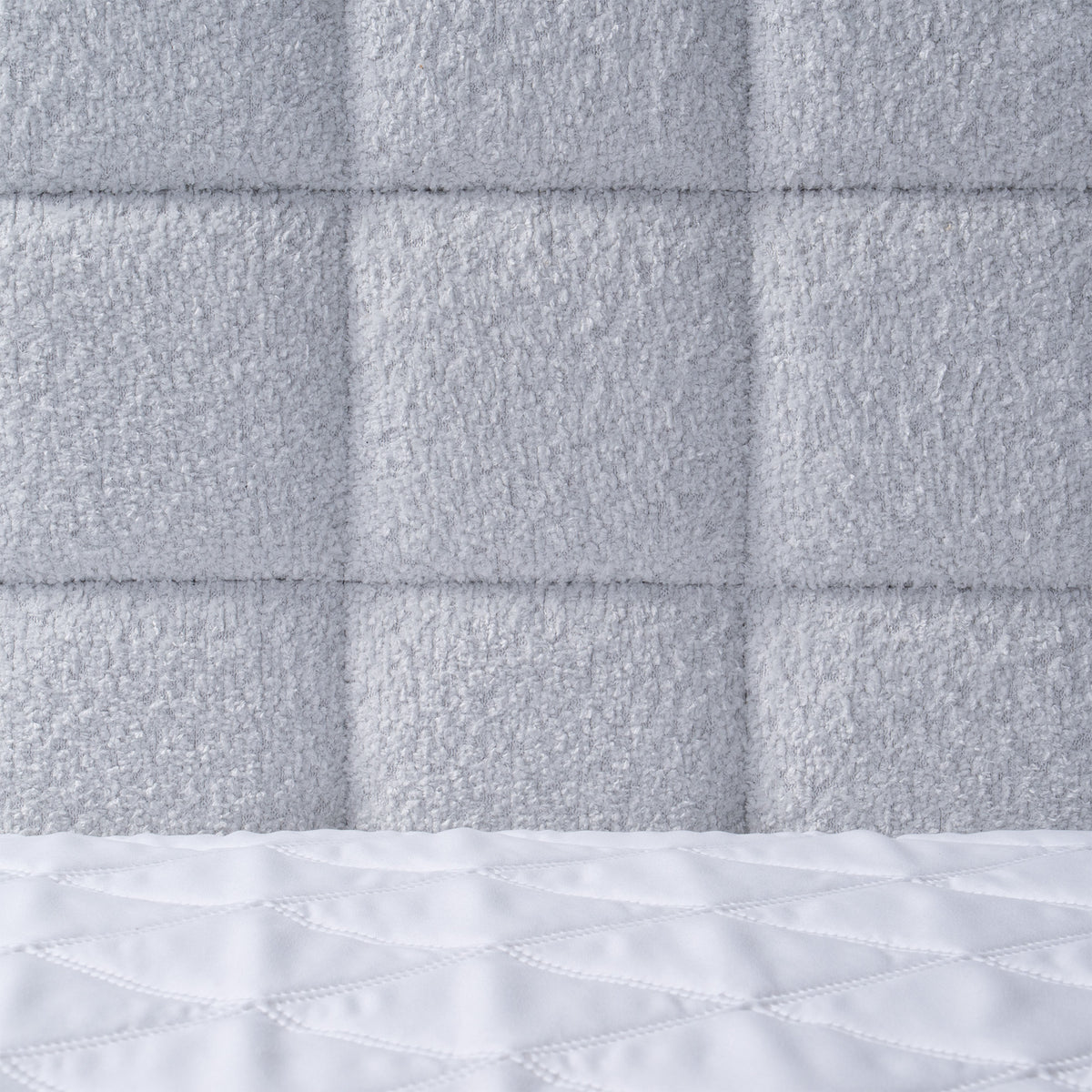 Laky Continental Divan Bed with Topper and Storage, Modern Style – close-up of details and texture