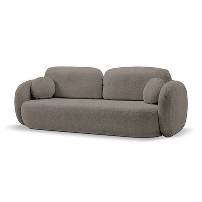 Olemo Sofa Bed 142x200, Modern Style, Abriamo Fabric – Dark Chocolate (ABRIAMO 01)