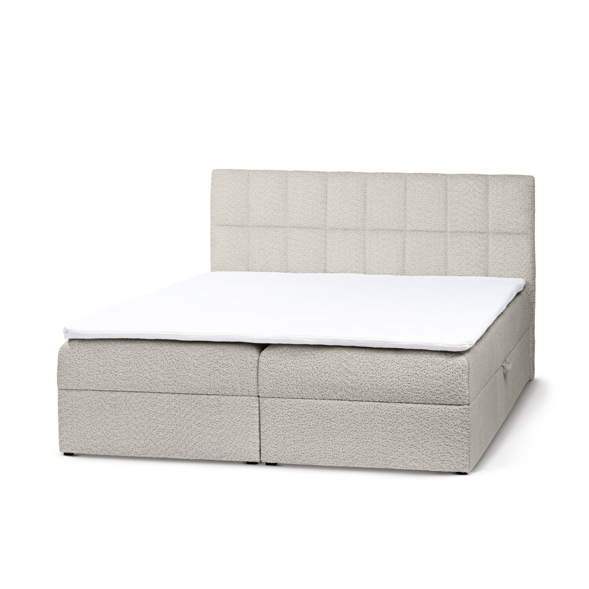 Bazy Continental Divan Bed with Storage, Glamour Style – Sandy Dune (ABRIAMO 03), 200