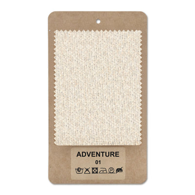 Échantillon de tissu ADVENTURE Sable porcelaine (ADVENTURE 01)