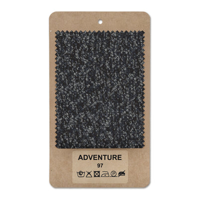 Échantillon de tissu ADVENTURE Cendre noire (ADVENTURE 97)