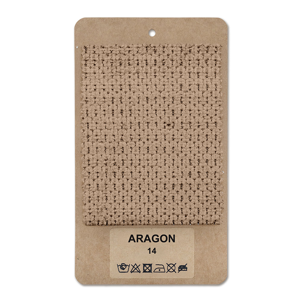 Fabric sample ARAGON Walnut Beige (ARAGON 14)