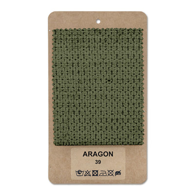 Échantillon de tissu ARAGON Vert if (ARAGON 39)