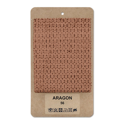 Échantillon de tissu ARAGON Cannelle mate (ARAGON 56)