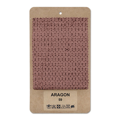 Échantillon de tissu ARAGON Sépia rubis (ARAGON 59)