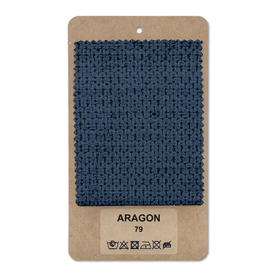 Échantillon de tissu ARAGON Azur nocturne (ARAGON 79)