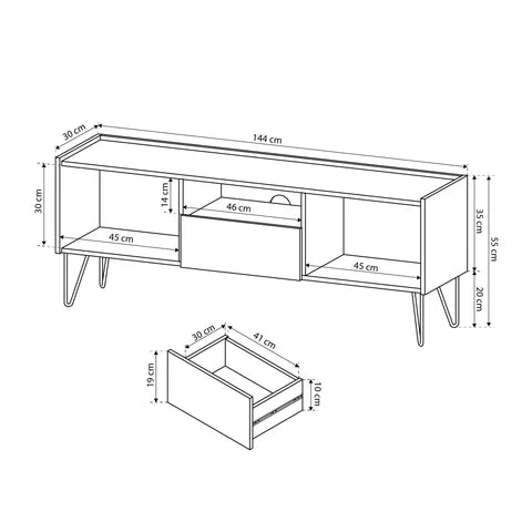 Ballada TV Unit 144x55, Glamour Style – photo 6