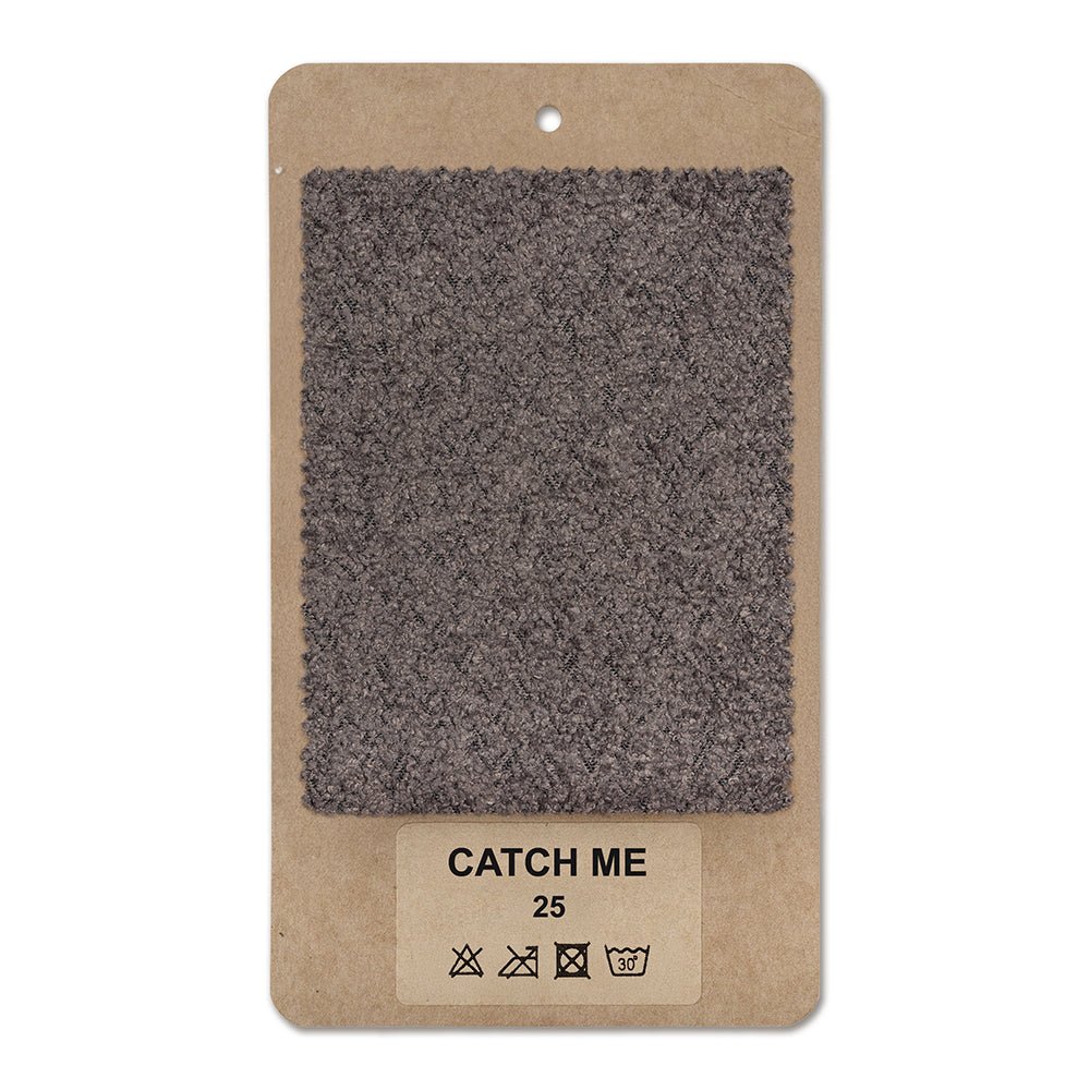 Fabric sample CATCH ME Smoky Brown (CATCH ME 25)