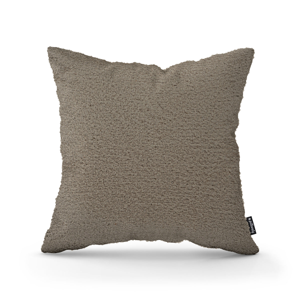 Lamb Decorative Cushion 45x45 cm, Scandinavian and Japandi Style, Coral Fabric – Ashen Linen (CORAL 50)