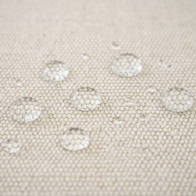 Lunaria Outdoor Foam Sofa 200x100x70 cm in Japandi Style in Harris Outdoor Fabric – close-up of details and texture