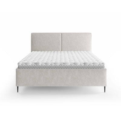 Hatti Upholstered Ottoman Bed with Storage, Minimalist Style – front view