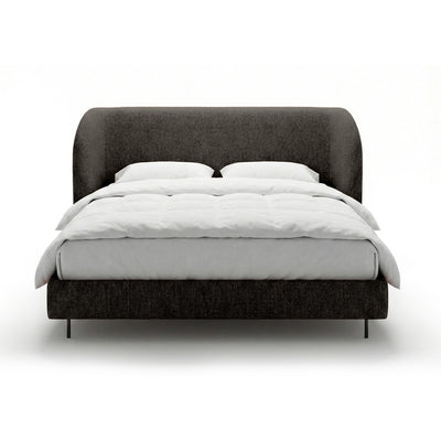 Dorida Upholstered Bed with a Smooth Headboard, Minimalist Style – photo 25