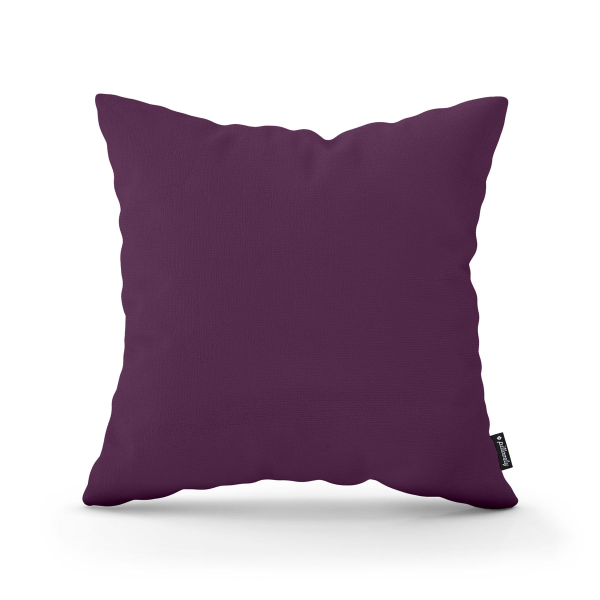 Smooth Decorative Cushion 45x45 cm, Minimalist Style – Violet Sepia (KRONOS 03)