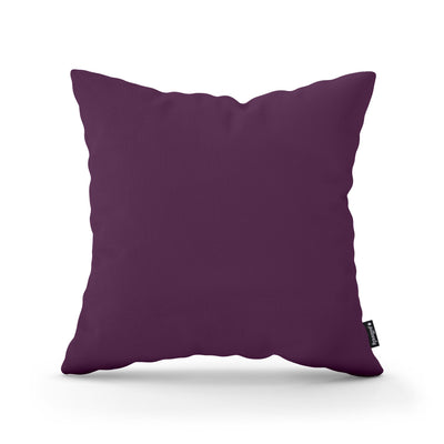 Smooth Decorative Cushion 45x45 cm, Minimalist Style – Violet Sepia (KRONOS 03)