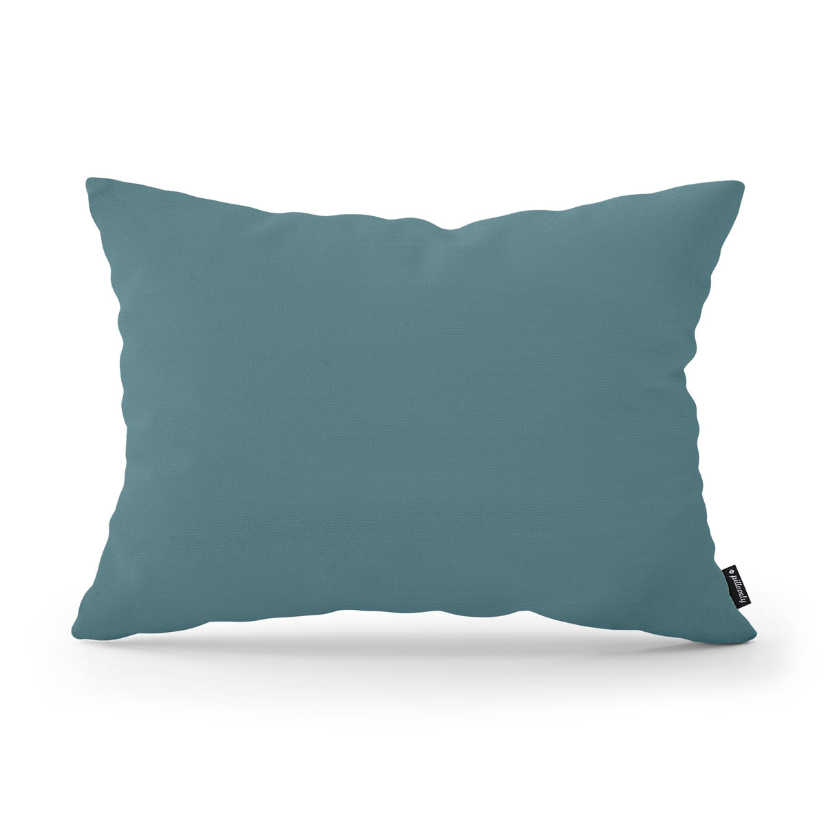 Smooth Decorative Cushion 40x55 cm, Modern and Scandinavian Style, Kronos Fabric – Smoky Green (KRONOS 26)