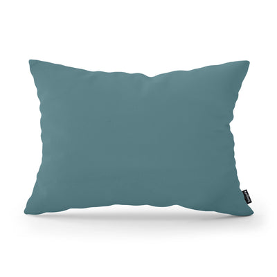 Smooth Decorative Cushion 40x55 cm, Modern and Scandinavian Style, Kronos Fabric – Smoky Green (KRONOS 26)
