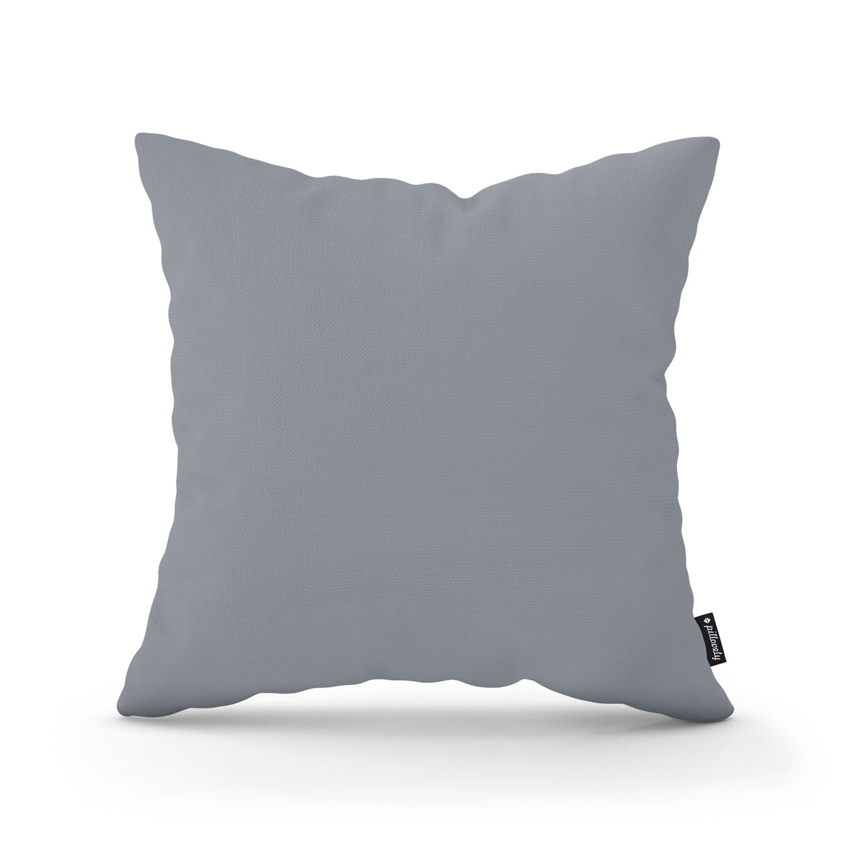 Smooth Decorative Cushion 45x45 cm, Minimalist Style – Graphite Ash (KRONOS 53)