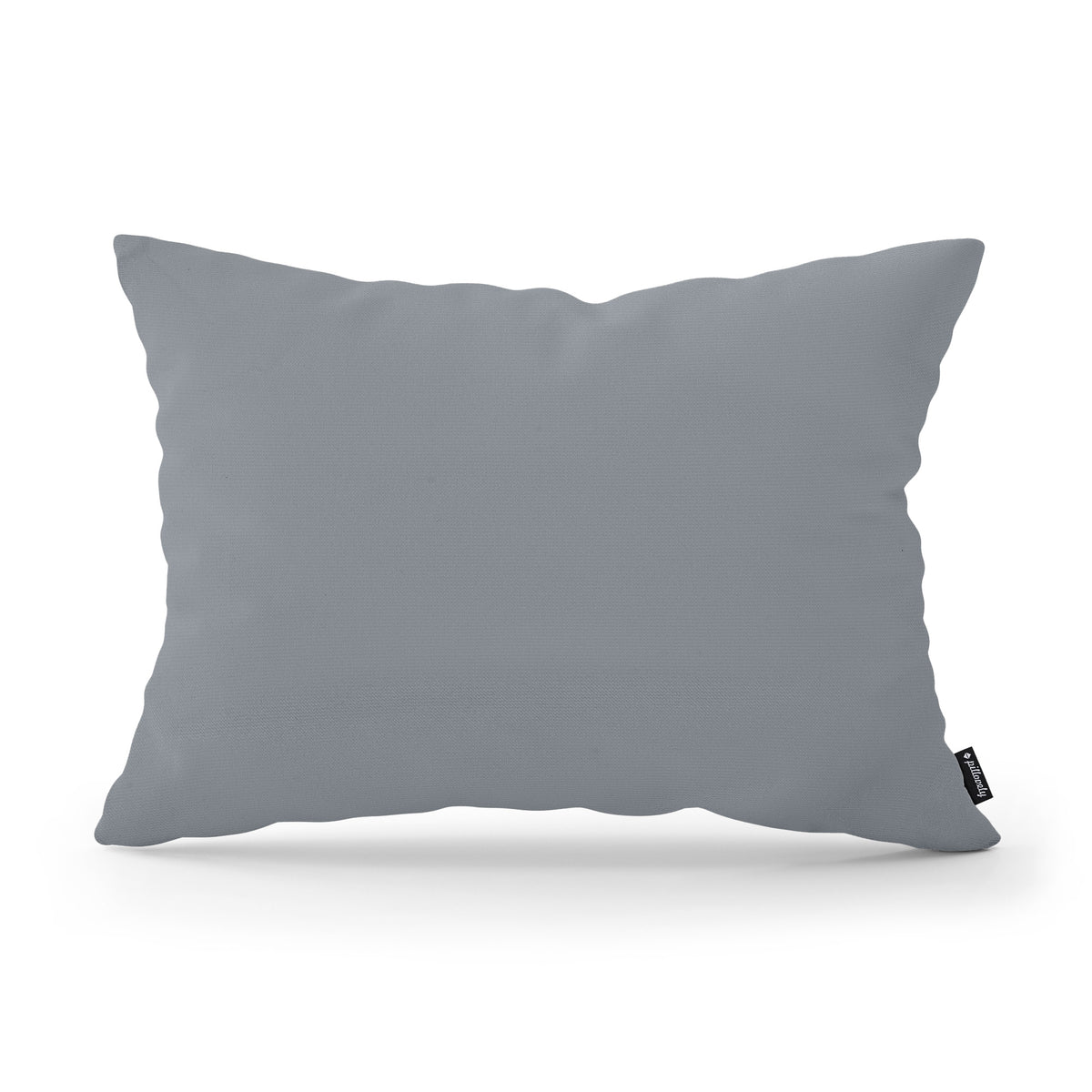 Smooth Decorative Cushion 40x55 cm, Modern and Scandinavian Style, Kronos Fabric – Graphite Ash (KRONOS 53)