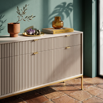 Roza Sideboard 154x83, Glamour Style – in a room setting