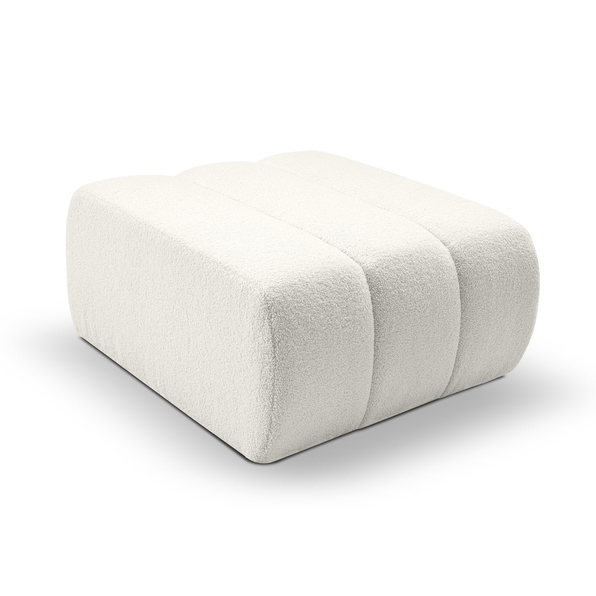 Baloa Relaxation Pouffe 82x41 cm, Organic Modern Style – Ivory Coast (LAMBI 01)
