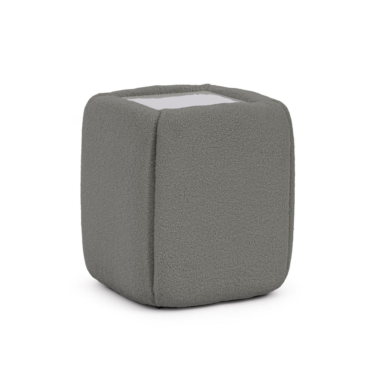 Neria Bedside Table 50x55 Without Drawers, Minimalist Style – Pearl Gray (LAMBI 12)