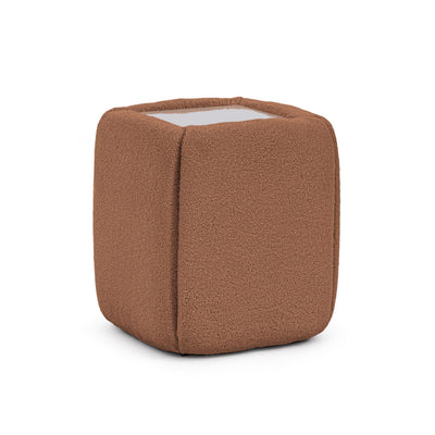 Neria Bedside Table 50x55 Without Drawers, Minimalist Style – Copper Glow (LAMBI 14)