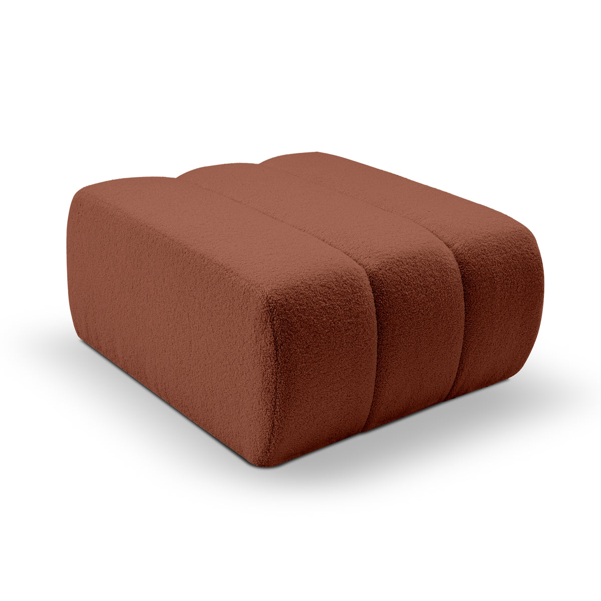 Baloa Relaxation Pouffe 82x41 cm, Organic Modern Style – Copper Glow (LAMBI 14)