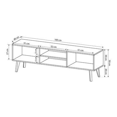 Lato TV Unit 160x50, Scandinavian Style – photo 4