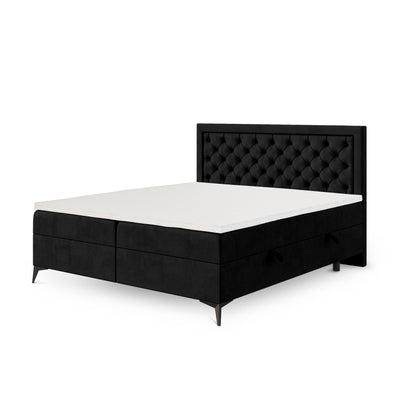 Rosselia Quilted Continental Divan Bed with Two Storage Compartments, Glamour Style – photo 29