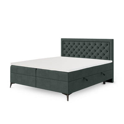 Rosselia Quilted Continental Divan Bed with Two Storage Compartments, Glamour Style – photo 39