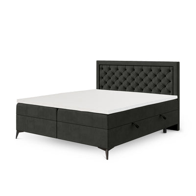 Rosselia Quilted Continental Divan Bed with Two Storage Compartments, Glamour Style – photo 19