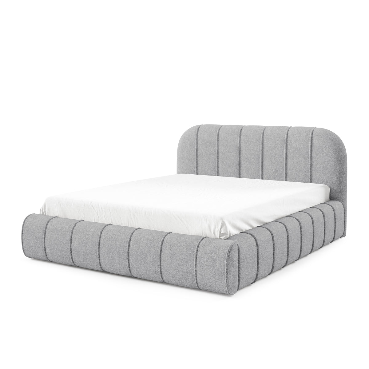 Apfella Upholstered Ottoman Bed with Storage, Modern Style – photo 15
