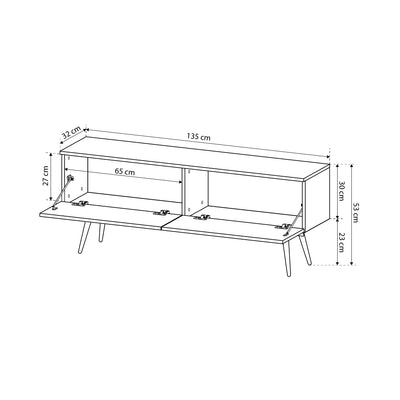 Meva TV Unit 135x30, Modern Style – photo 5