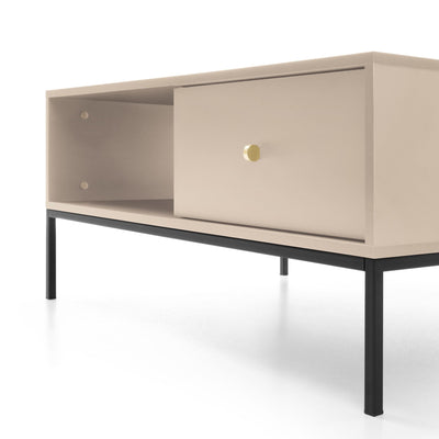 Kviat Coffee Table 104x47 cm with Drawer, Modern Classic Style – photo 6