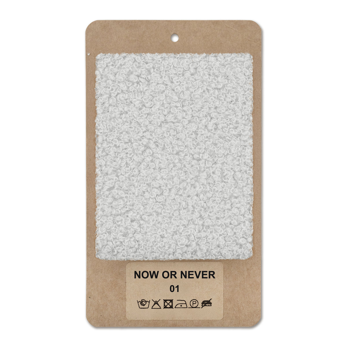 Fabric sample NOW OR NEVER Porcelain Ash (NOW OR NEVER 01)