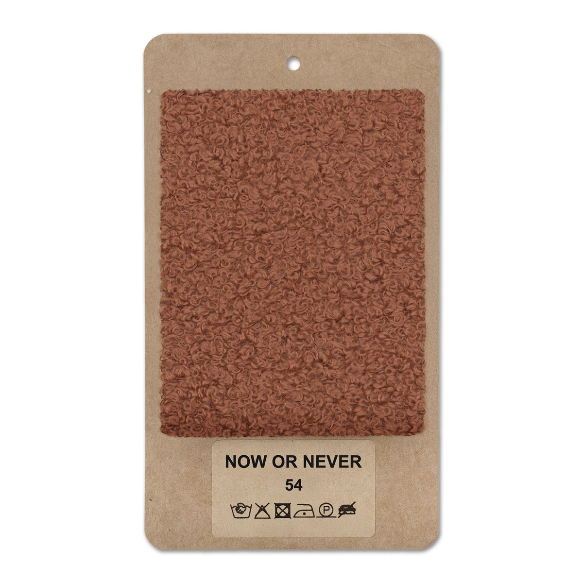 Fabric sample NOW OR NEVER Brick Walnut (NOW OR NEVER 54)