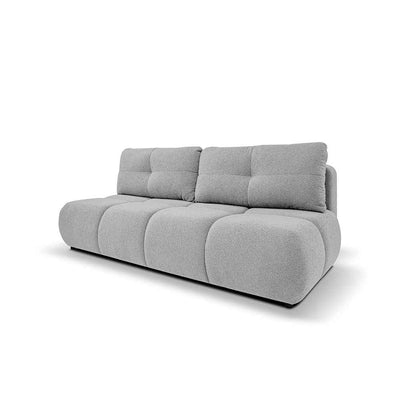 Milorya 3 Seater Sofa Bed 142x200, Soft Minimalism Style – Silvery Ash (NOW OR NEVER 83)