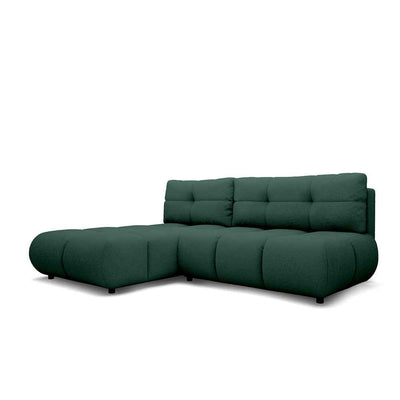 Milorya Corner Sofa Bed DL 230 cm, Modern Style – Left-sided, Forest Patina (NOW OR NEVER 34)