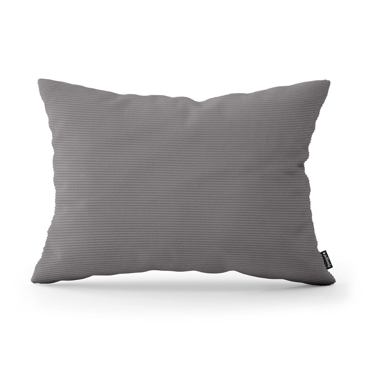 Corduroy Decorative Cushion 40x55 cm for the Living Room, Loft Style – Misty Taupe (ONTARIO 15)
