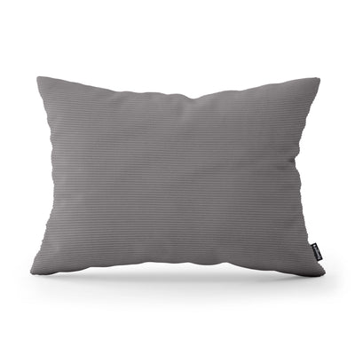Corduroy Decorative Cushion 40x55 cm for the Living Room, Loft Style – Misty Taupe (ONTARIO 15)