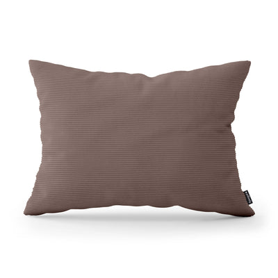 Corduroy Decorative Cushion 40x55 cm for the Living Room, Loft Style – Autumn Sepia (ONTARIO 21)