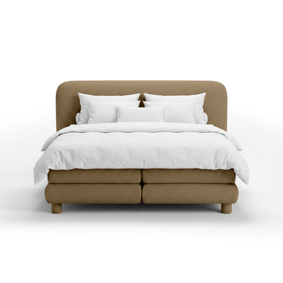 Portela Continental Divan Bed with a Rounded Headboard, Modern Organic Style – photo 38