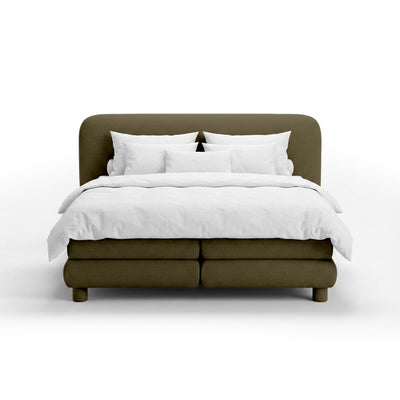 Portela Continental Divan Bed with a Rounded Headboard, Modern Organic Style – photo 39